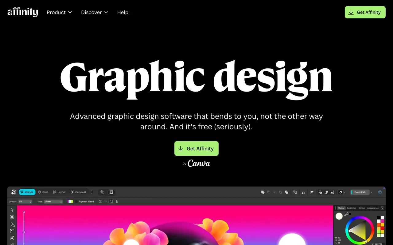 Affinity Designer preview