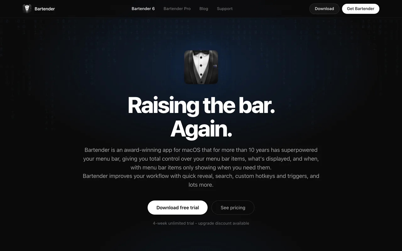 Bartender preview