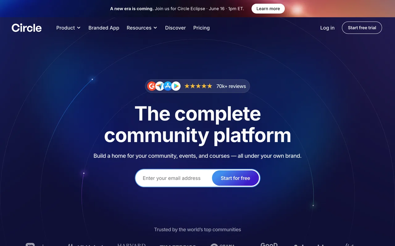 Circle preview
