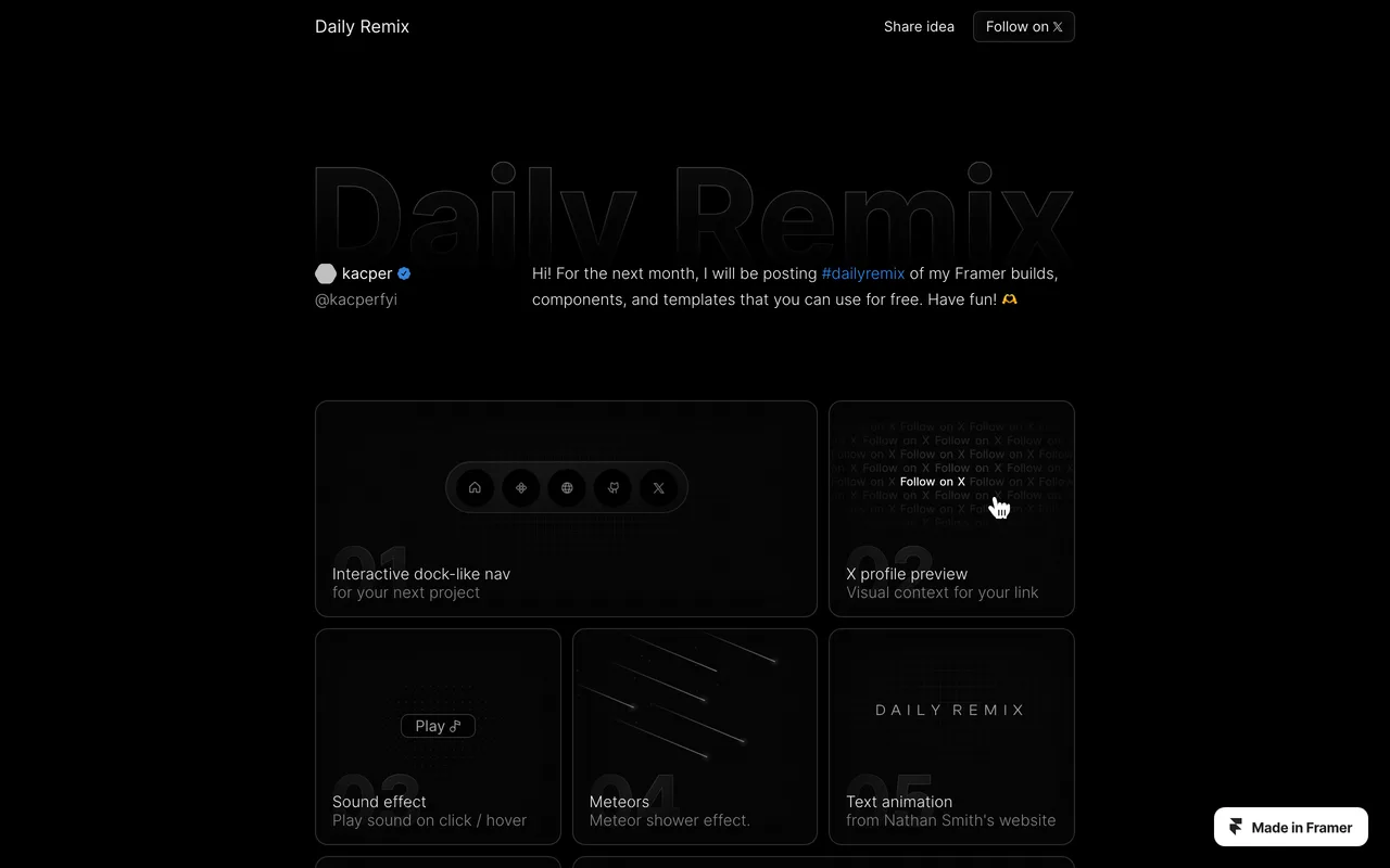 Daily Remix preview