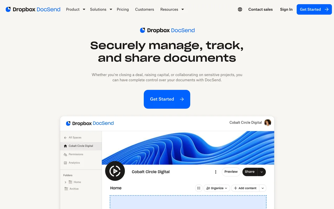 DocSend preview