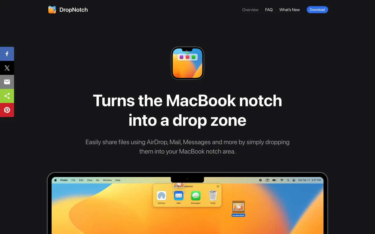Dropnotch preview