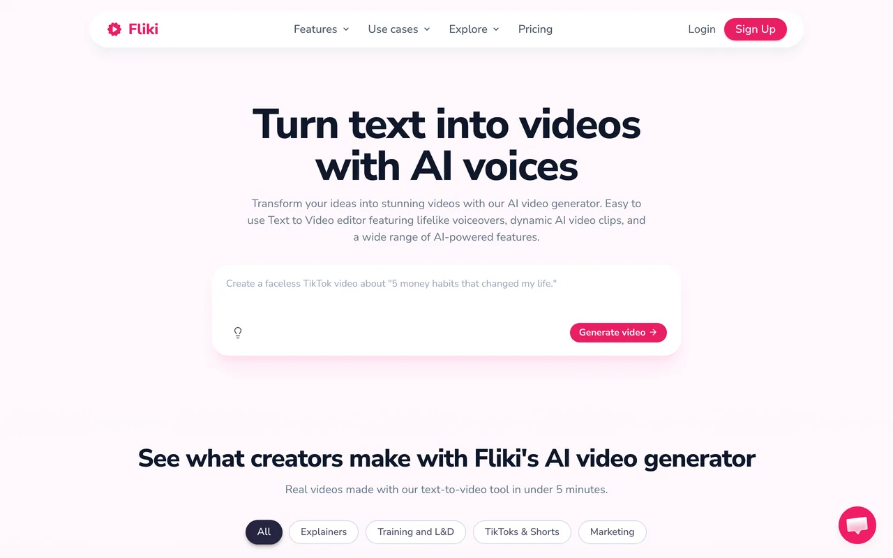 Fliki preview