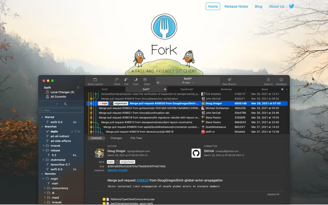 Fork preview