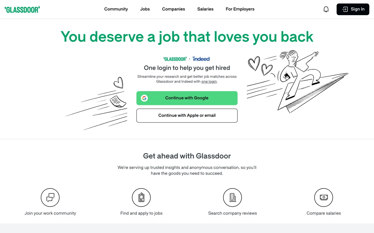 Glassdoor preview