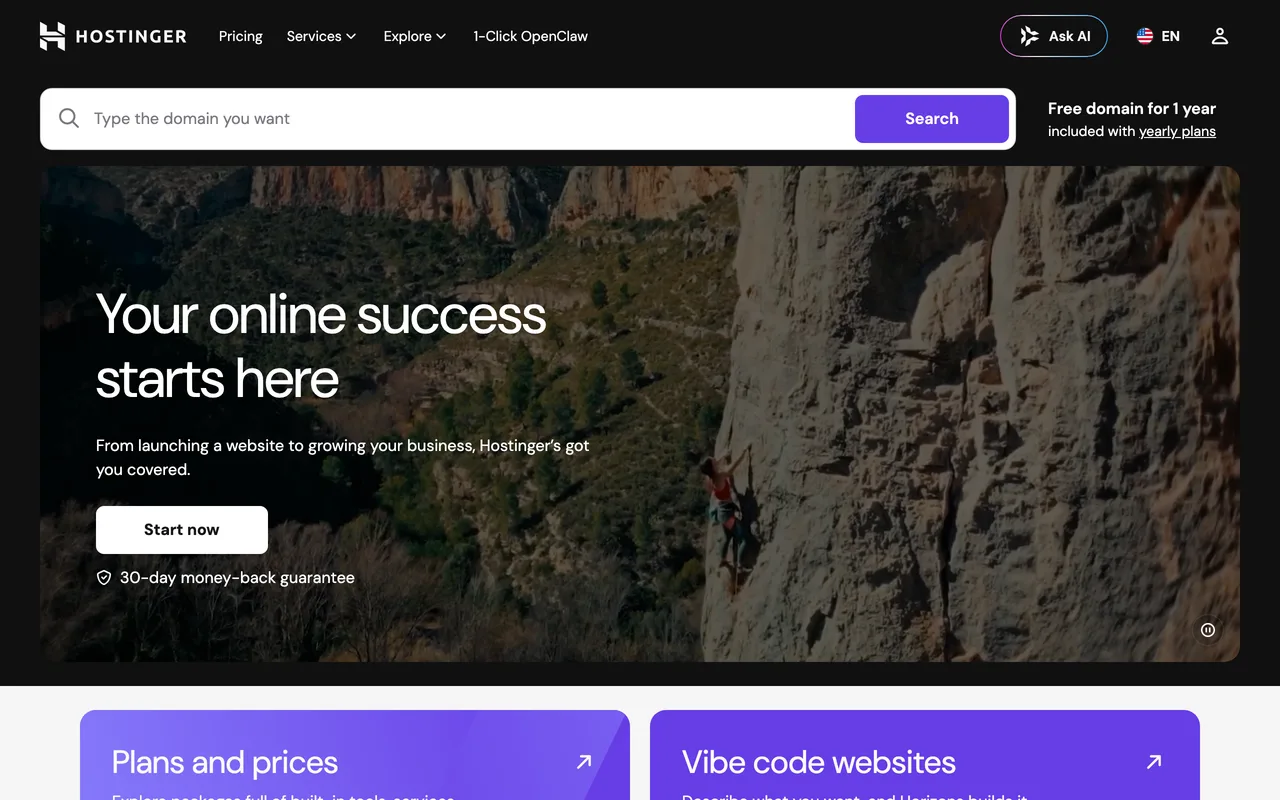 Hostinger preview
