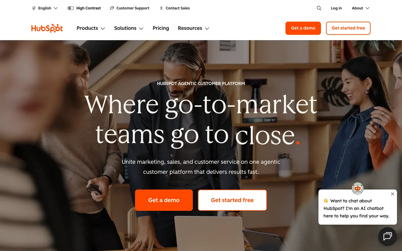 HubSpot preview