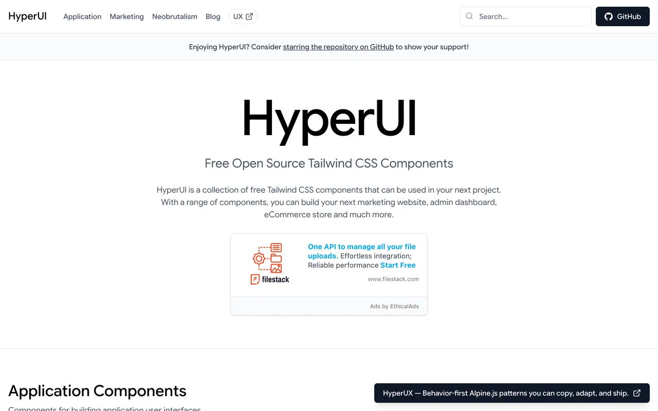 Hyper UI preview