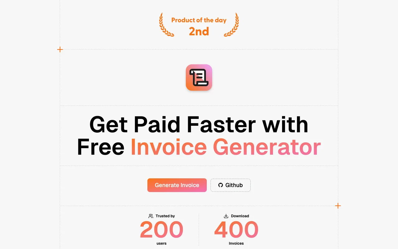 Invoice Generator preview