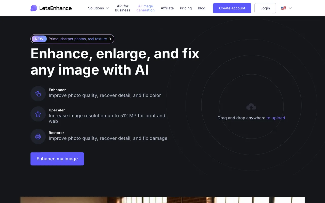 Let's Enhance preview