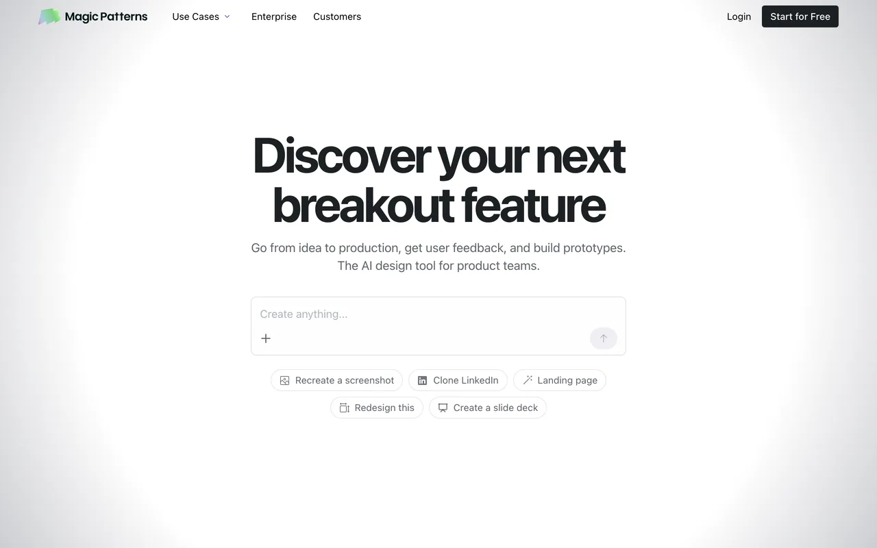 Magic Patterns preview