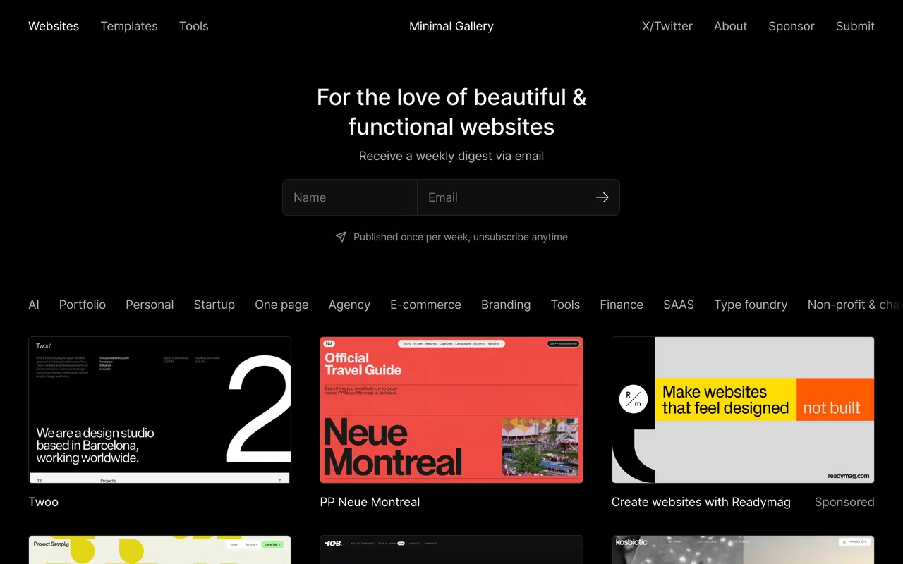Minimal Gallery preview