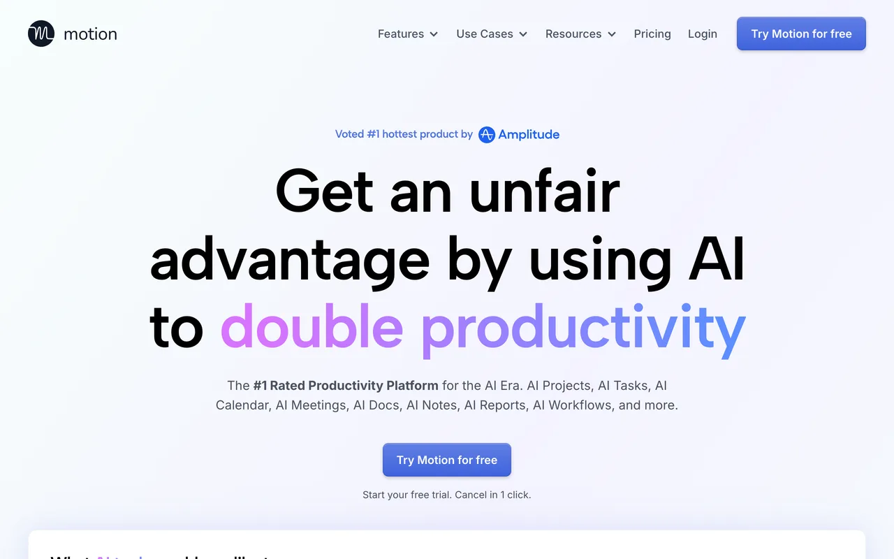 Motion App screenshot