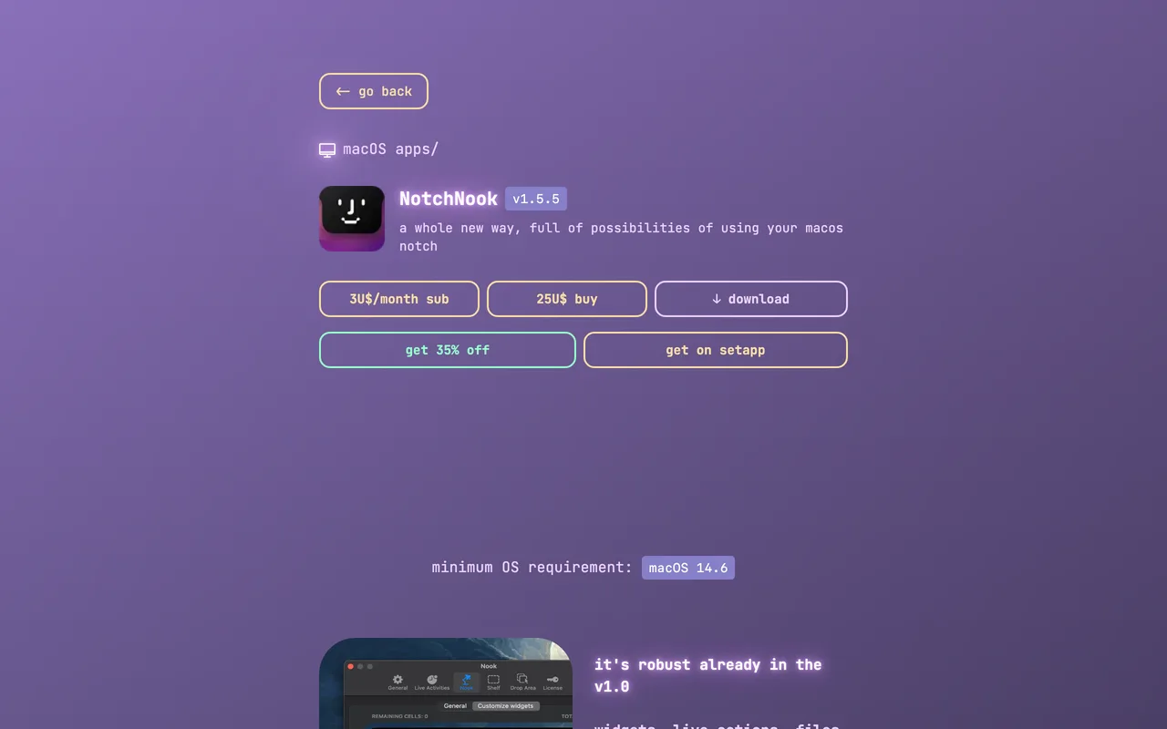 Notch Nook preview