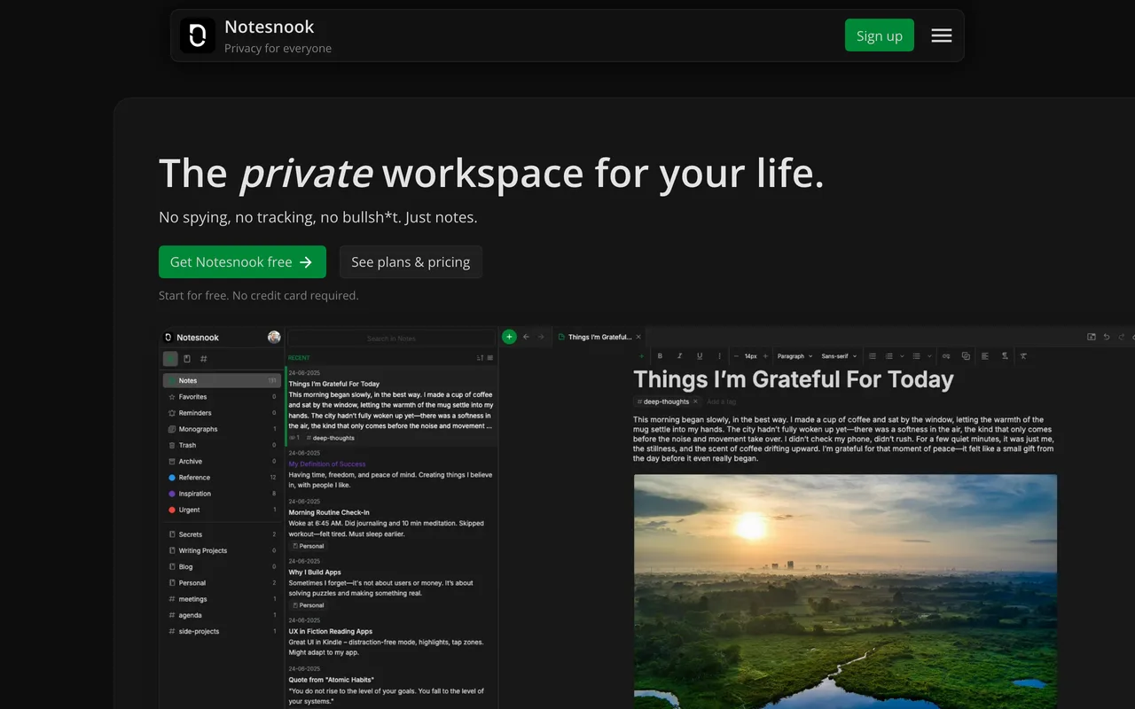 Notesnook preview