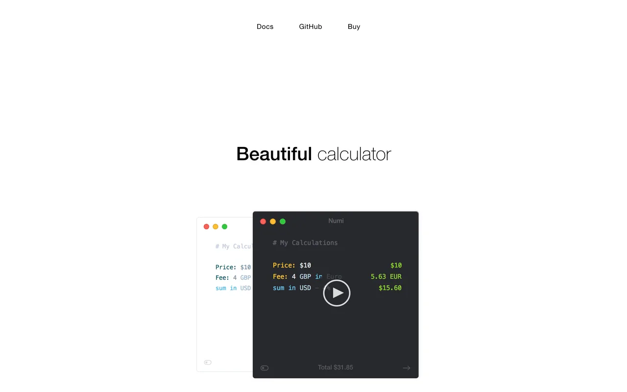 Numi preview