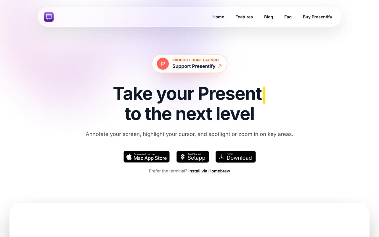 Presentify preview