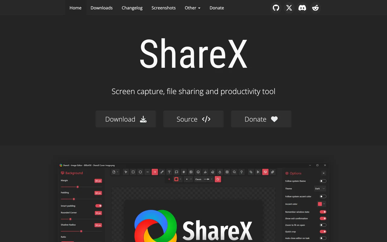 ShareX preview