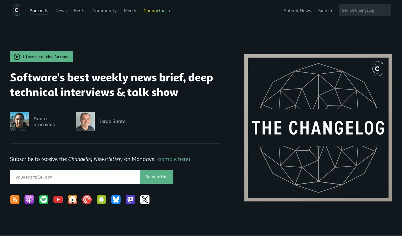 The Changelog preview