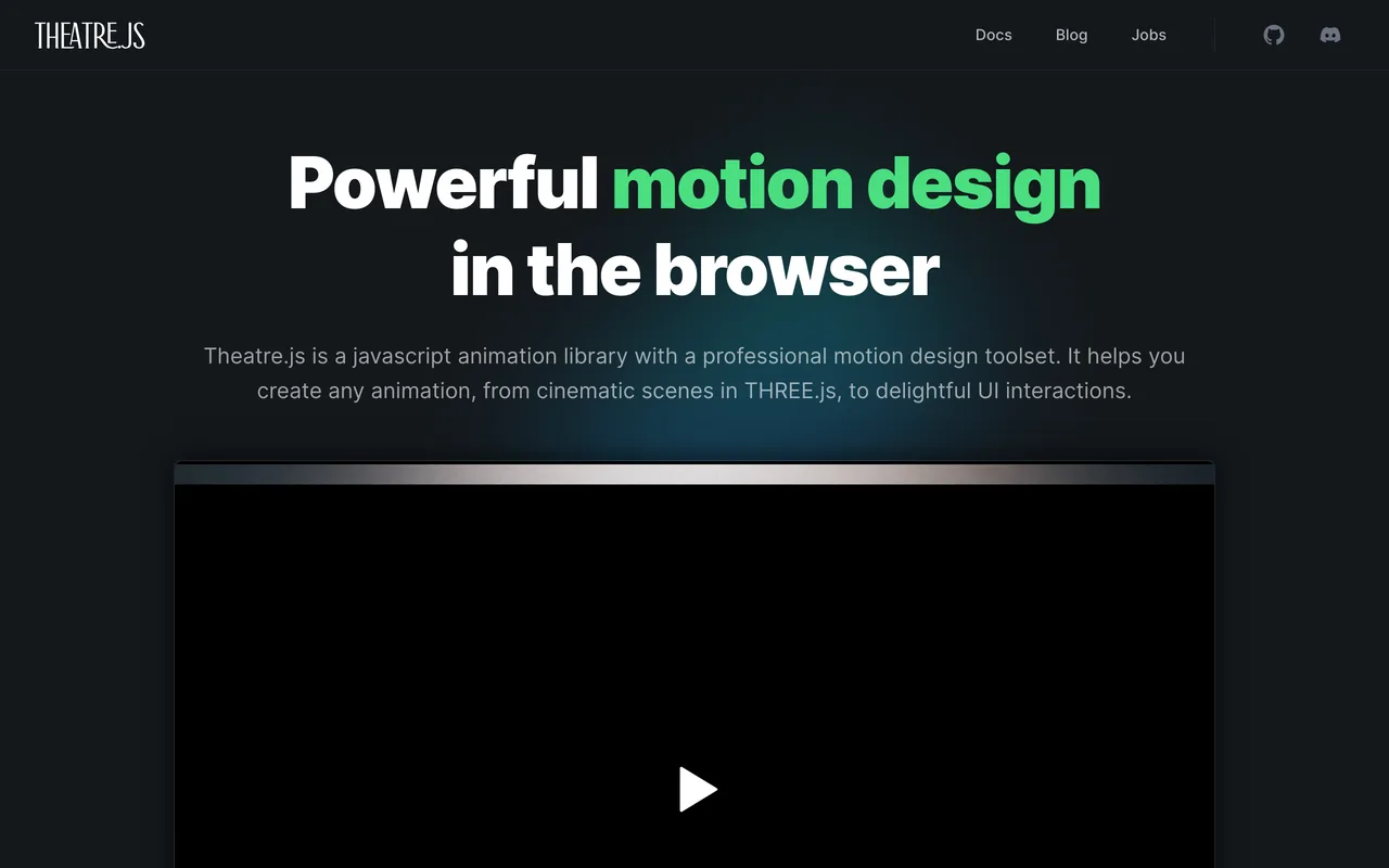 Theatre.js preview