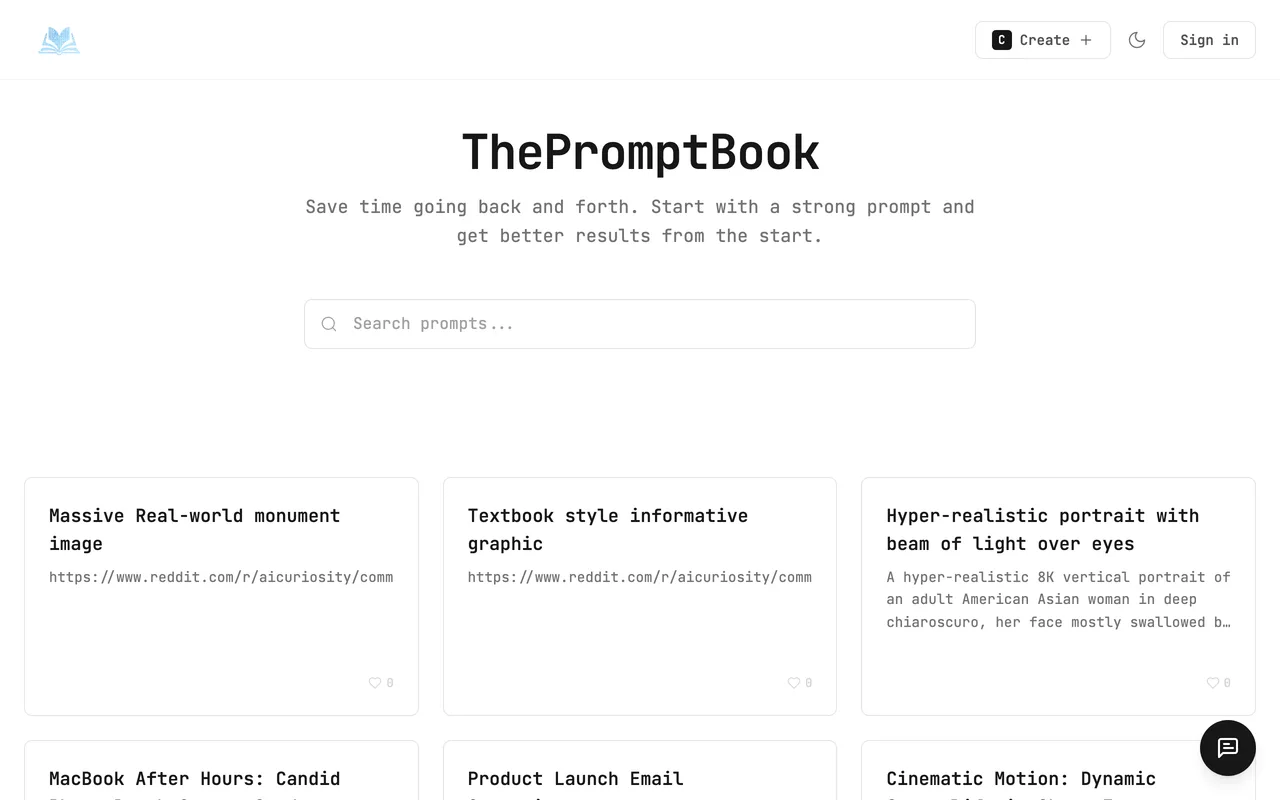 ThePromptBook preview