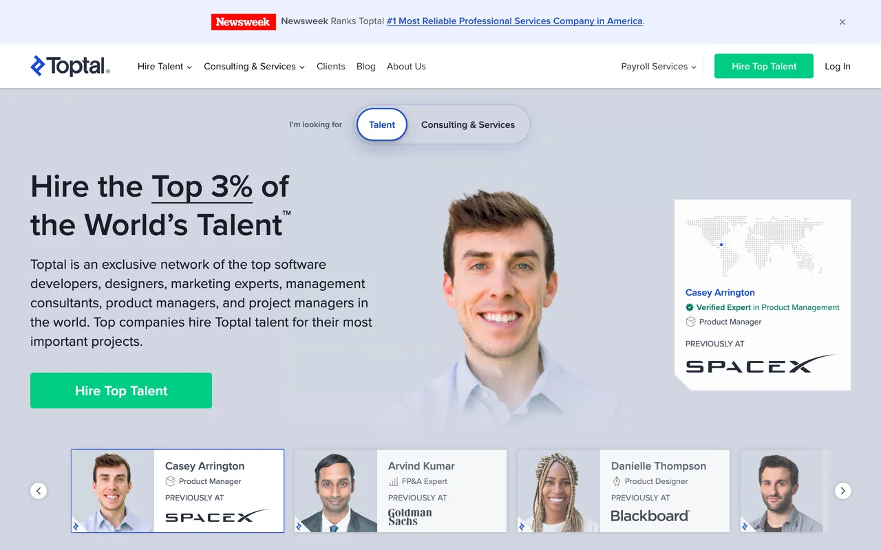 Toptal preview