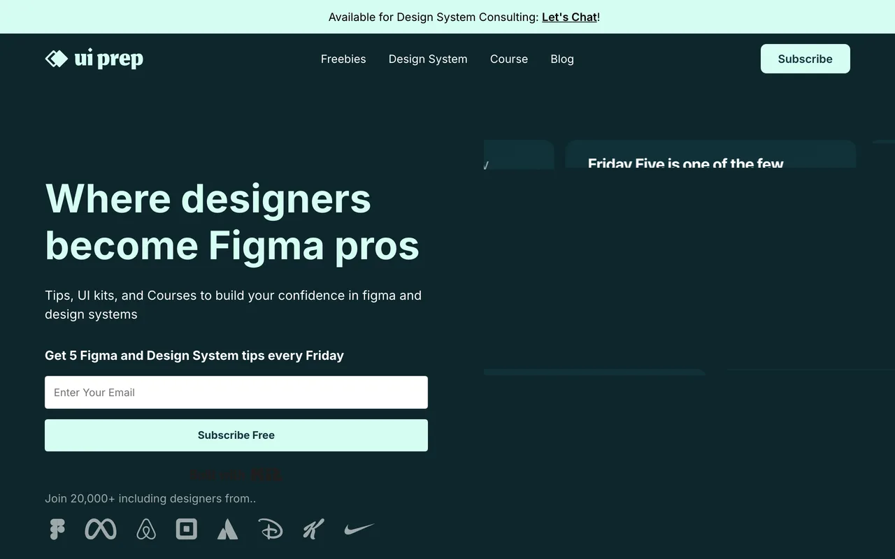 UI Prep preview